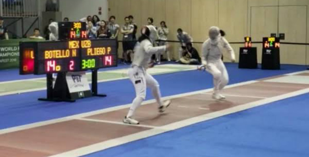 Mexicana deja fuera del mundial de esgrima a Paola Pliego