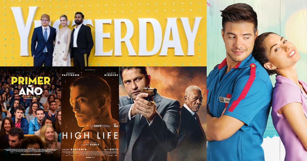 ¡Esta es la cartelera del fin de semana! 30/08/19